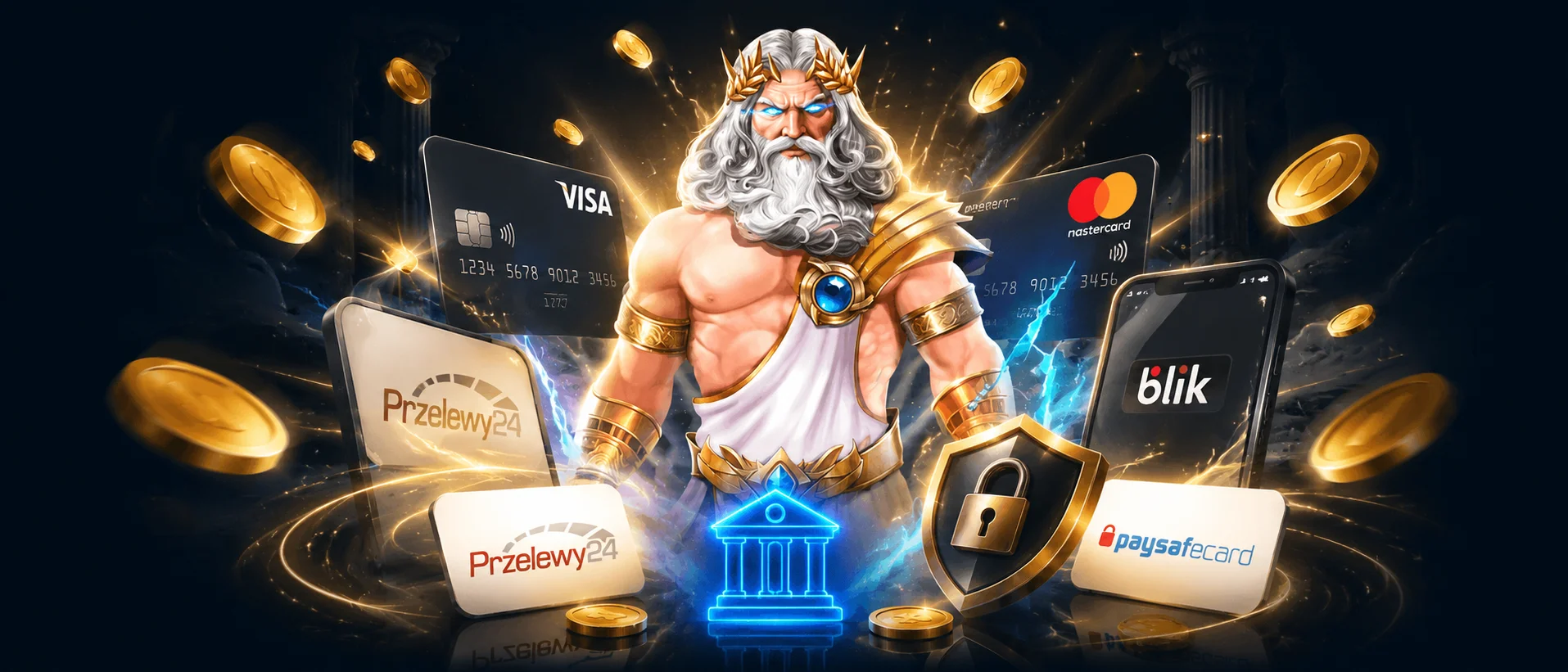 Coins Game Casino Banner Płatności