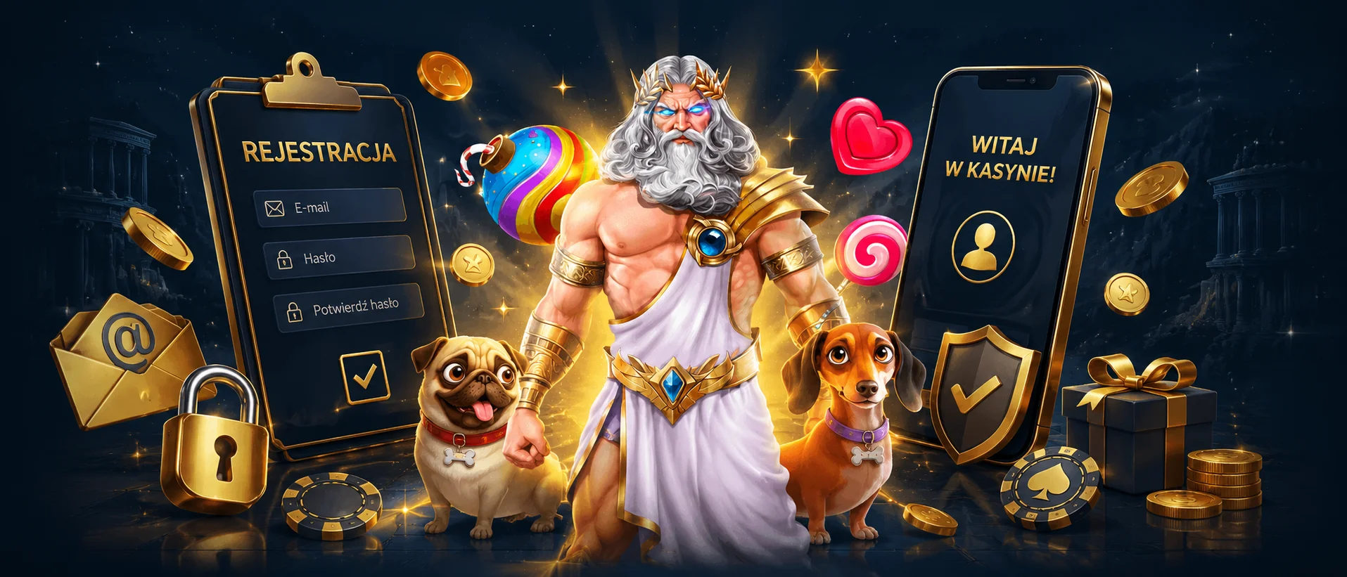 Rejestracja w Coins Game